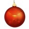 Northlight Shiny Burnt Orange Shatterproof Christmas Ball Ornament 8" (200mm)